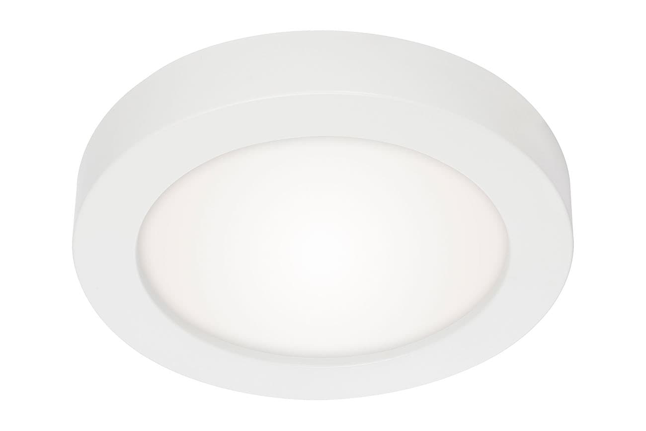 2in1 LED Auf- und Einbauleuchte, Ø 22,6 cm, 18 W, Weiß