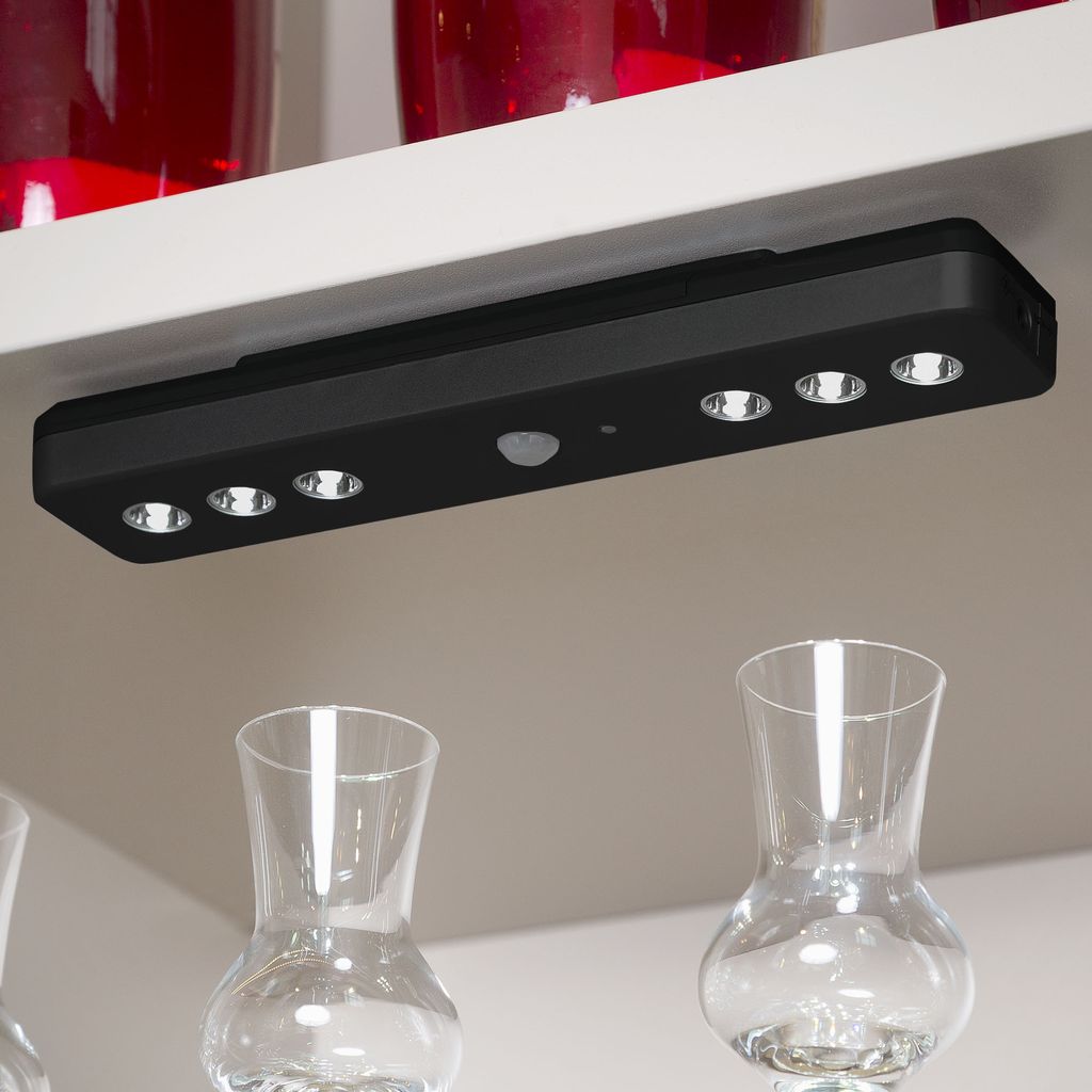 Briloner Leuchten SESTO - Unterbauleuchten - 2268065 - inkl. Bewegungsmelder - Hell-/Dunkelsensor - Erfassungsbereich 3 m - Batterien inkl. - 21 x 4.2 x 2.3 cm 4