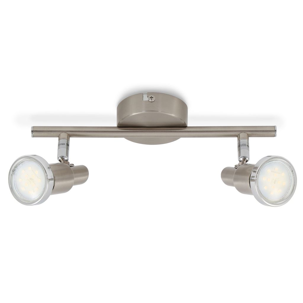 Briloner Cool LED Spotleuchte, schwenkbar, Chromring, warmweißes Licht