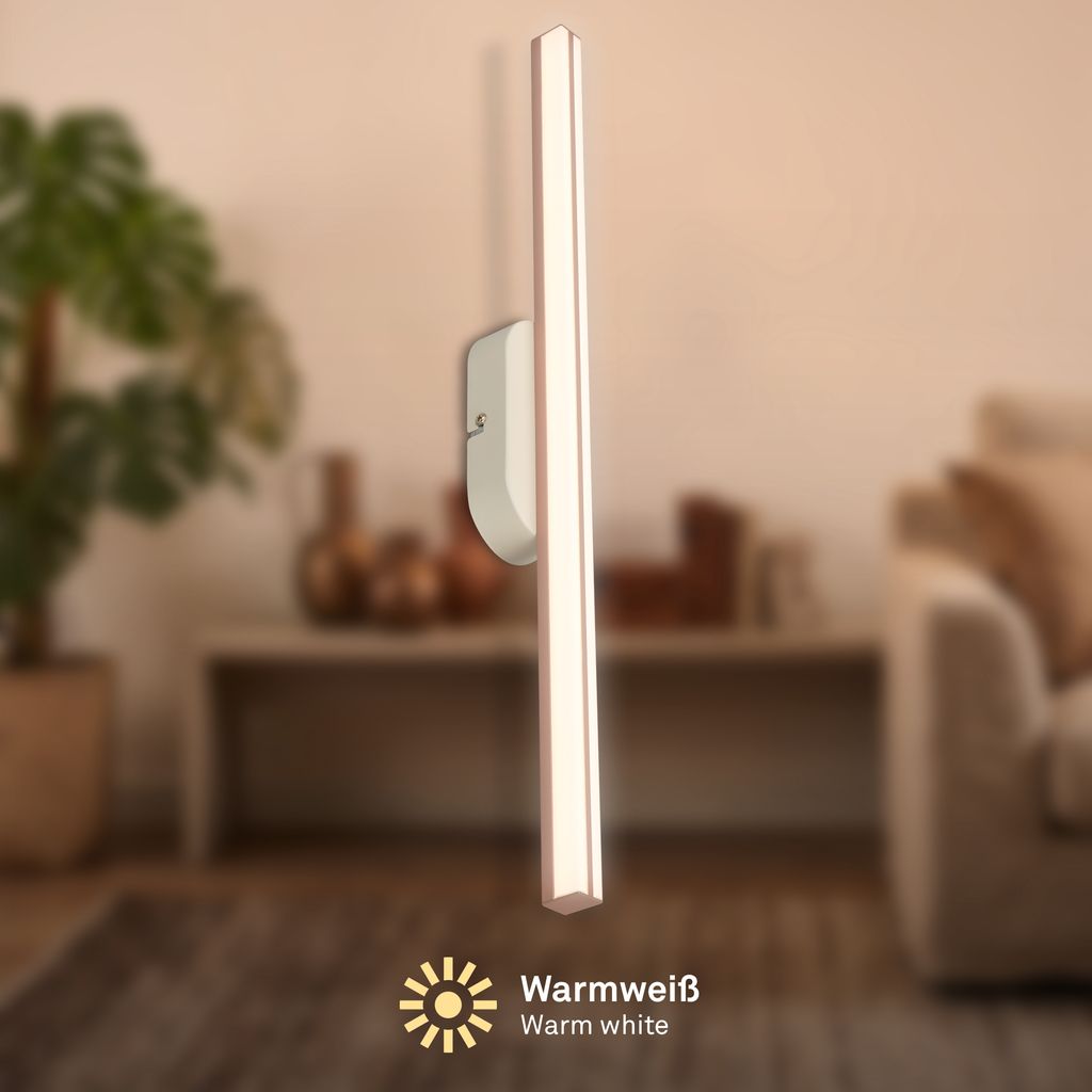 Ruth Wandlampe - 12W, 1200lm, LED, Warmweiß, Warm Grey-Coffee