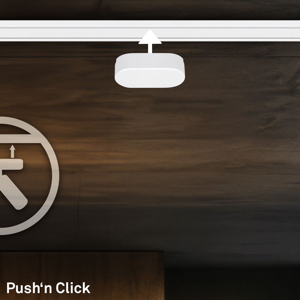 Briloner Luxtrail Schienensystem. Mitte. Zubehör. Erweiterungskomponente. Weiß. 15 cm 2