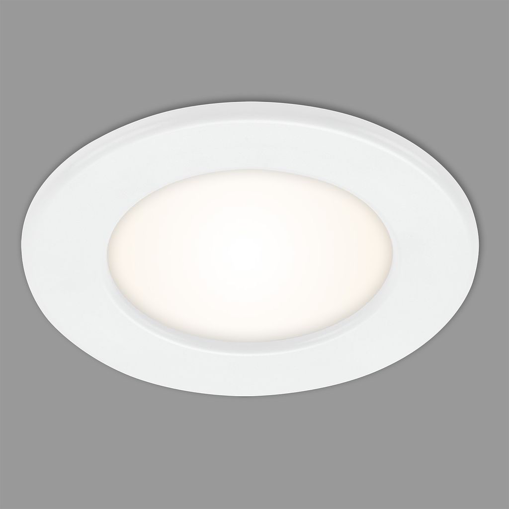 LED Einbauleuchte, Ø 11,5 cm, LED-Modul, 6W, 600 lm, weiß