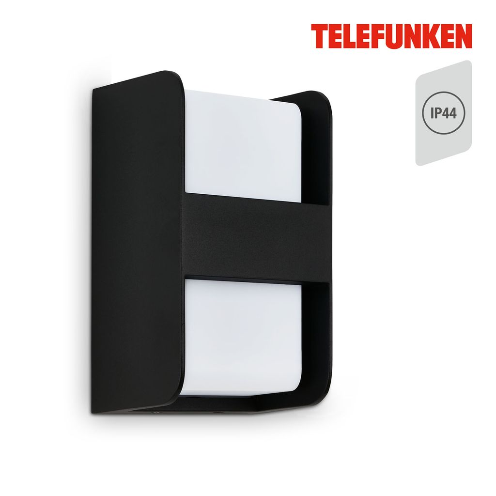 TELEFUNKEN Luminaire d'extérieur 21,5 cm 1x exkl. E27 60W noir