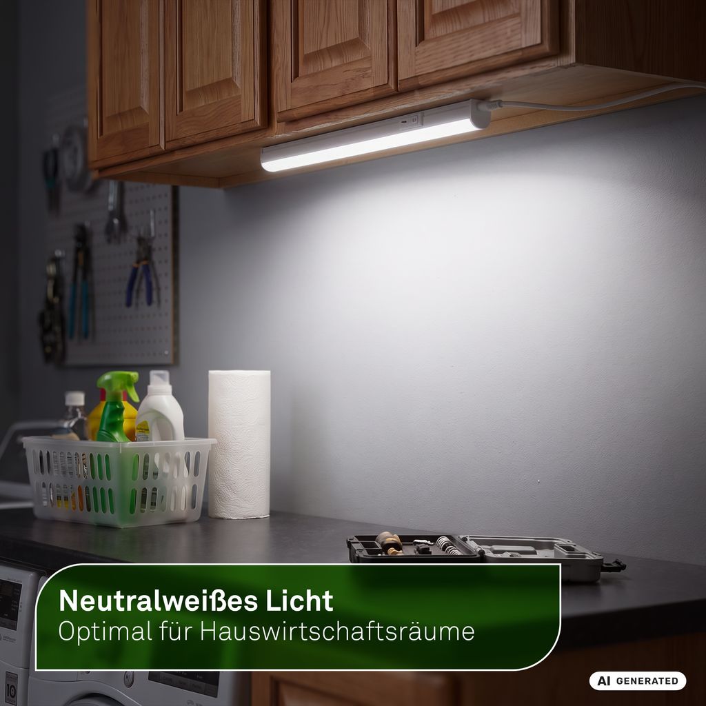 Took A LED Under Cabinet Light 31.3 cm - 1.8W, 380lm, EEC A Light Source*, Neutral White, White