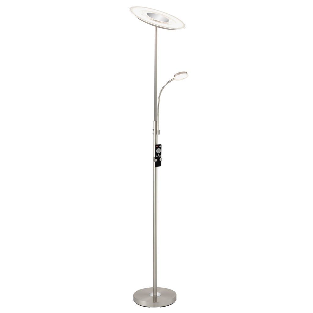 LED Fluter mit Lesearm, Nachtlicht, Timer, Schalter, Dimmbar