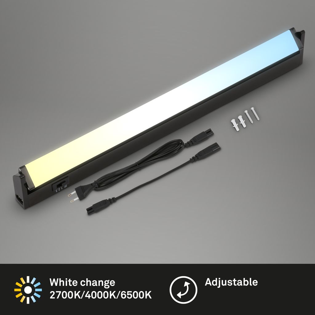 LED Unterbauleuchte 54,5 cm 6W 800lm schwarz