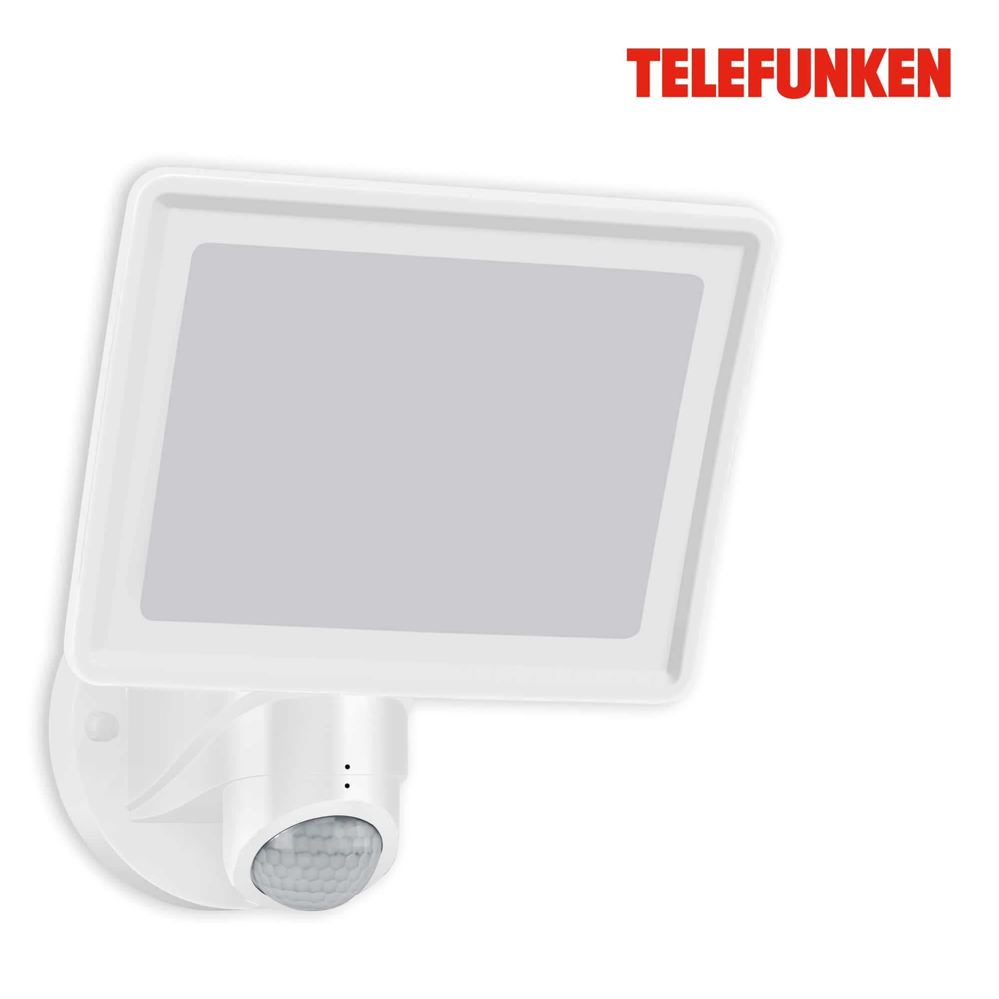 TELEFUNKEN LED Sensor Außenstrahler, 26,3 cm, 20 W, Weiß