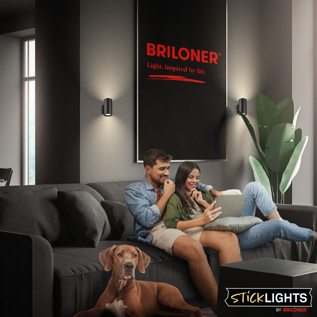 LED Wandleuchte Wandlampe ohne Stromanschluss Bewegungsmelder Akku ohne Bohren 8