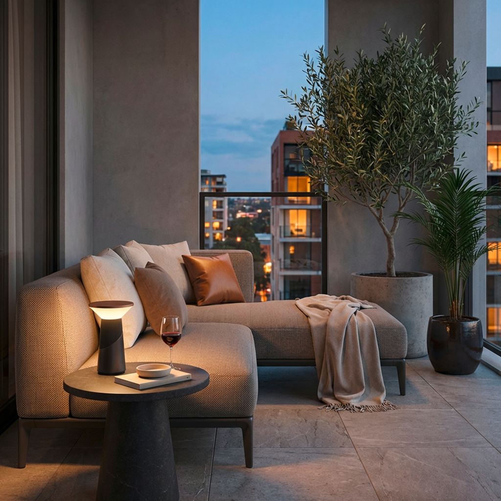 Pilia Table Lamp - 2.6W, 200lm, LED, Cordless, Dimmable, Touch, Anthracite Bronze