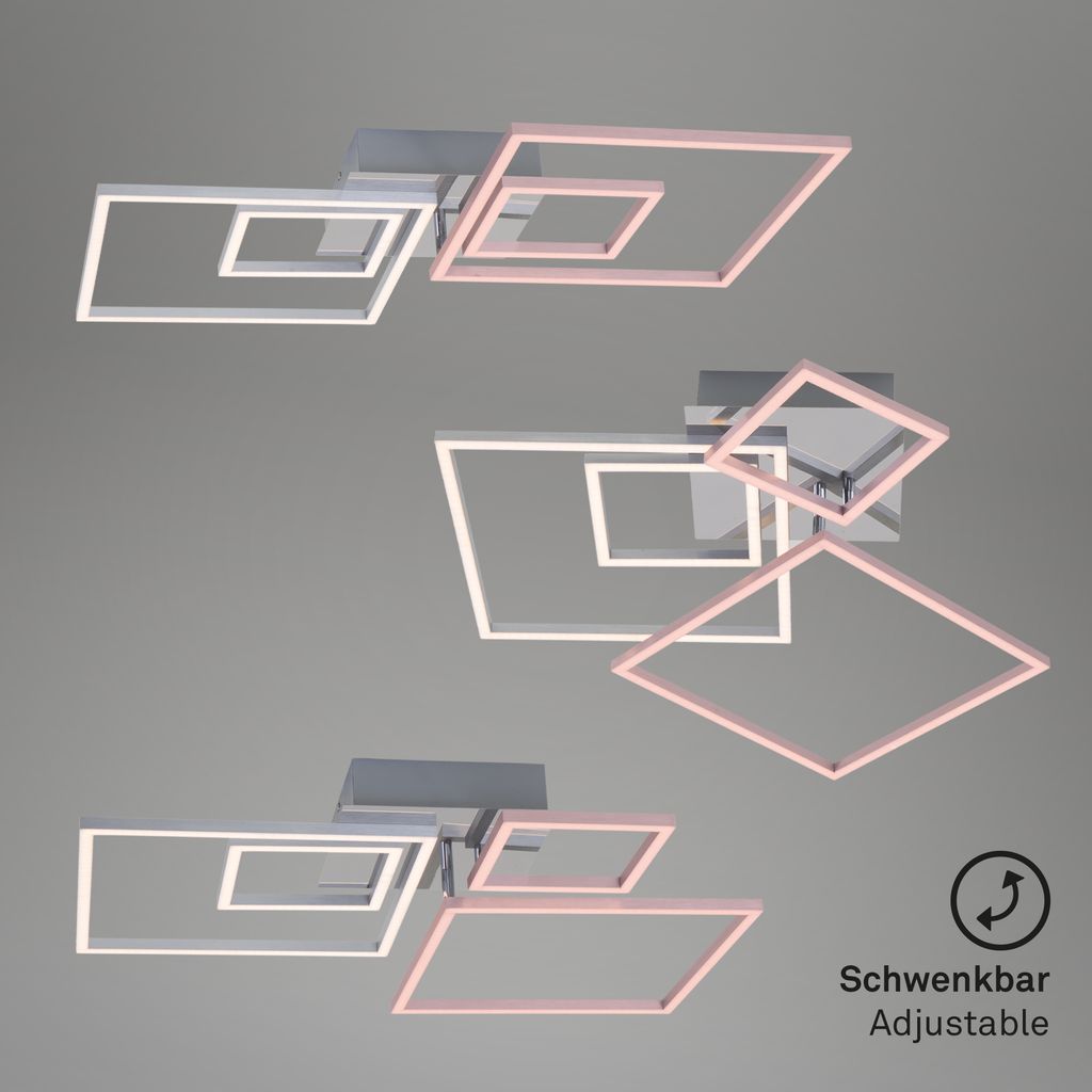 LED Frame 65,6 cm 2x14,5W 1500lm chrom