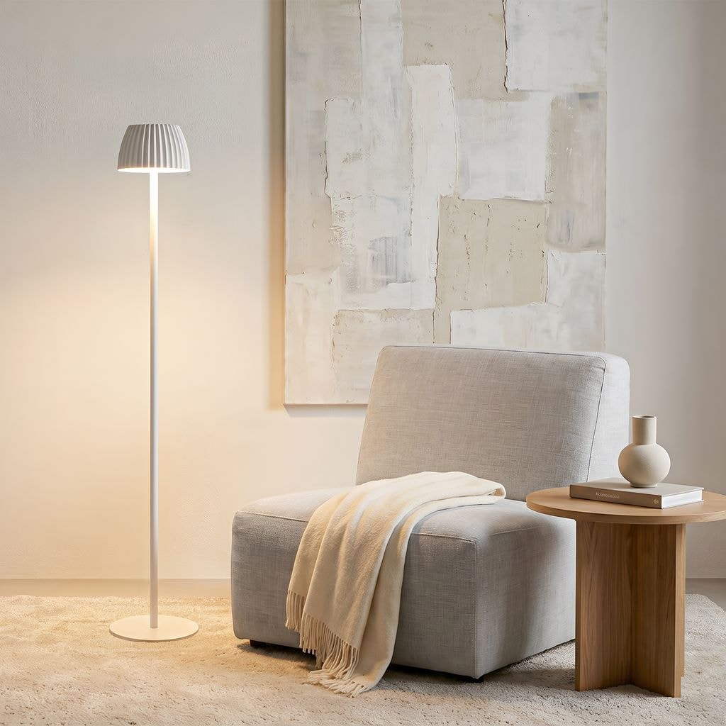 LED Stehlampe kabellos LED Stehleuchte Standleuchte Akku Wohnzimmer dimmbar 11