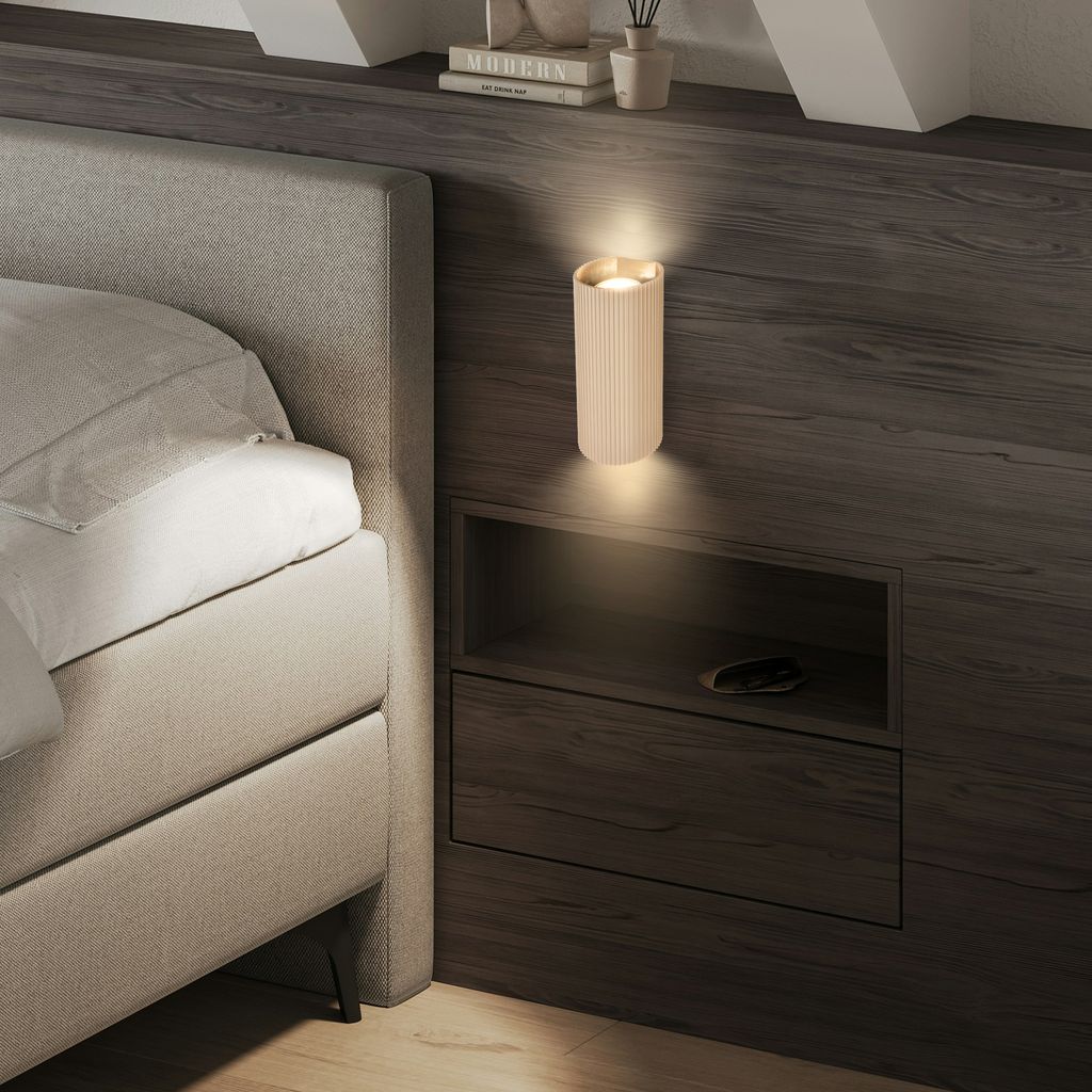 Ida Wandleuchte - Up/Downlight, GU10 Fassung, max. 9W, Beige