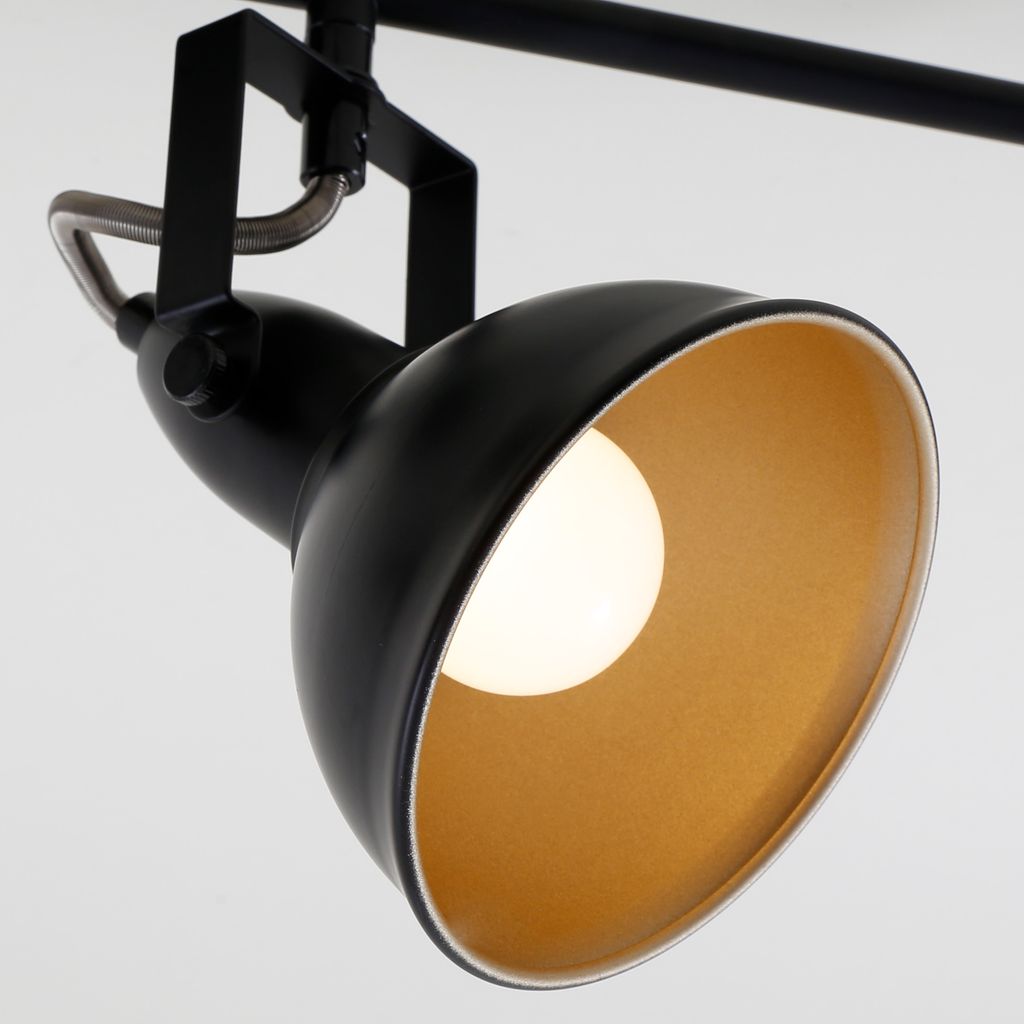 Spotlight 79 cm 4x exkl. E14 40W zwart