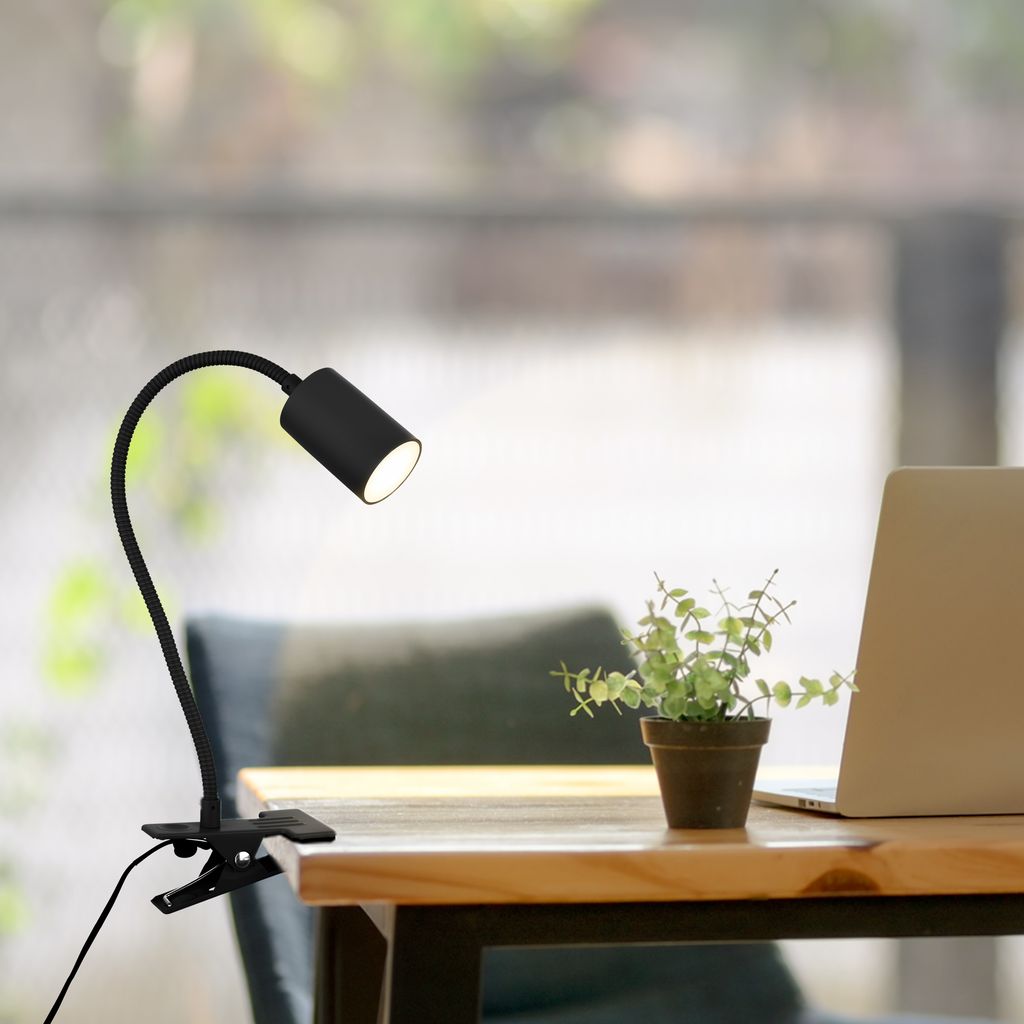 Schreibtischlampe Klemmleuchte Leselampe Schwenkbar Kabelschalter Kinderzimmer 7