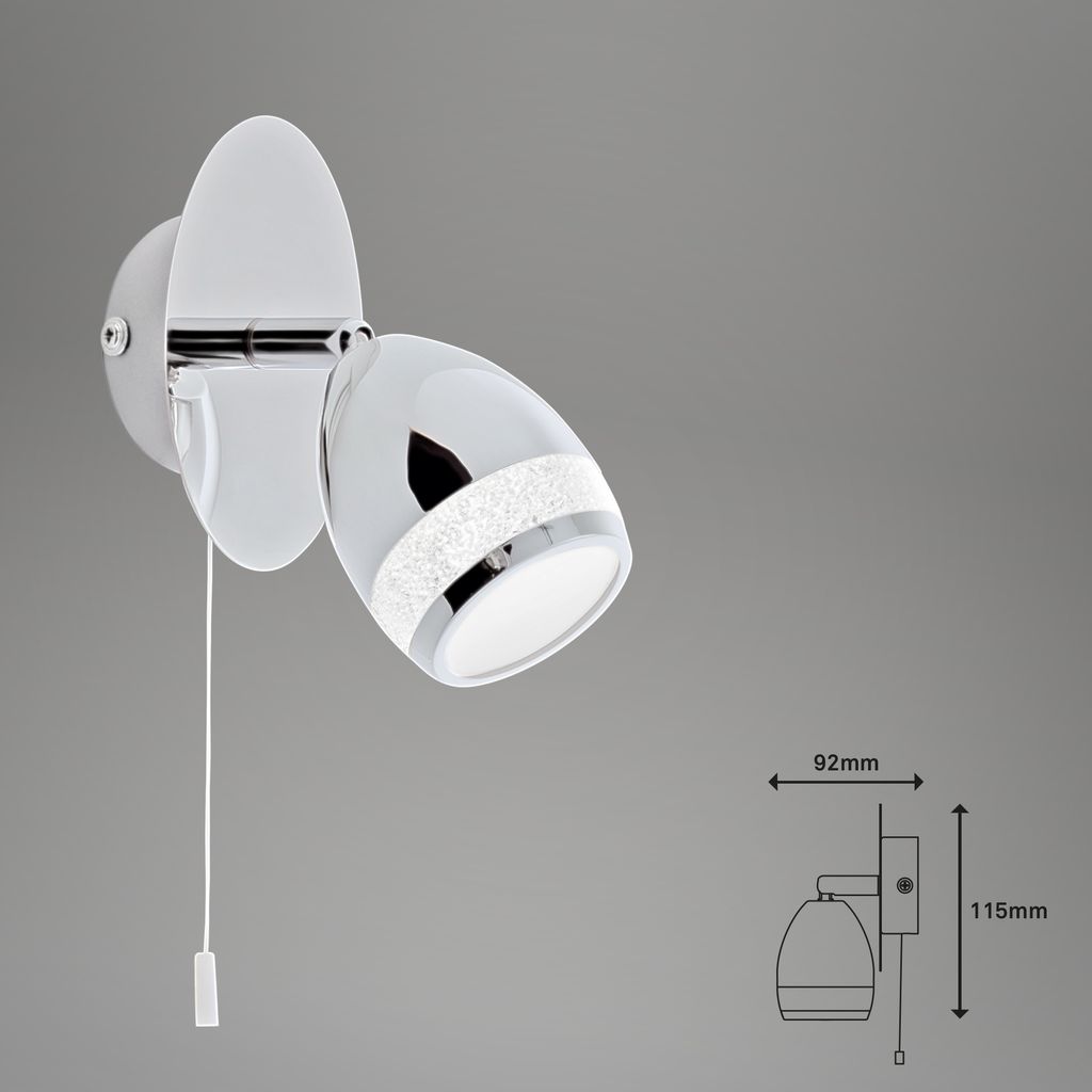 LED Lampe spot 11,5 cm 4W 350lm chrome