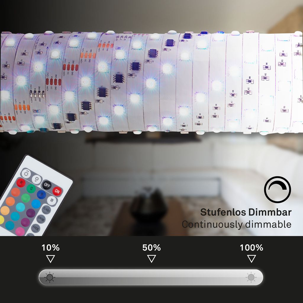 RGB LED Band 500 cm 0,12W weiß