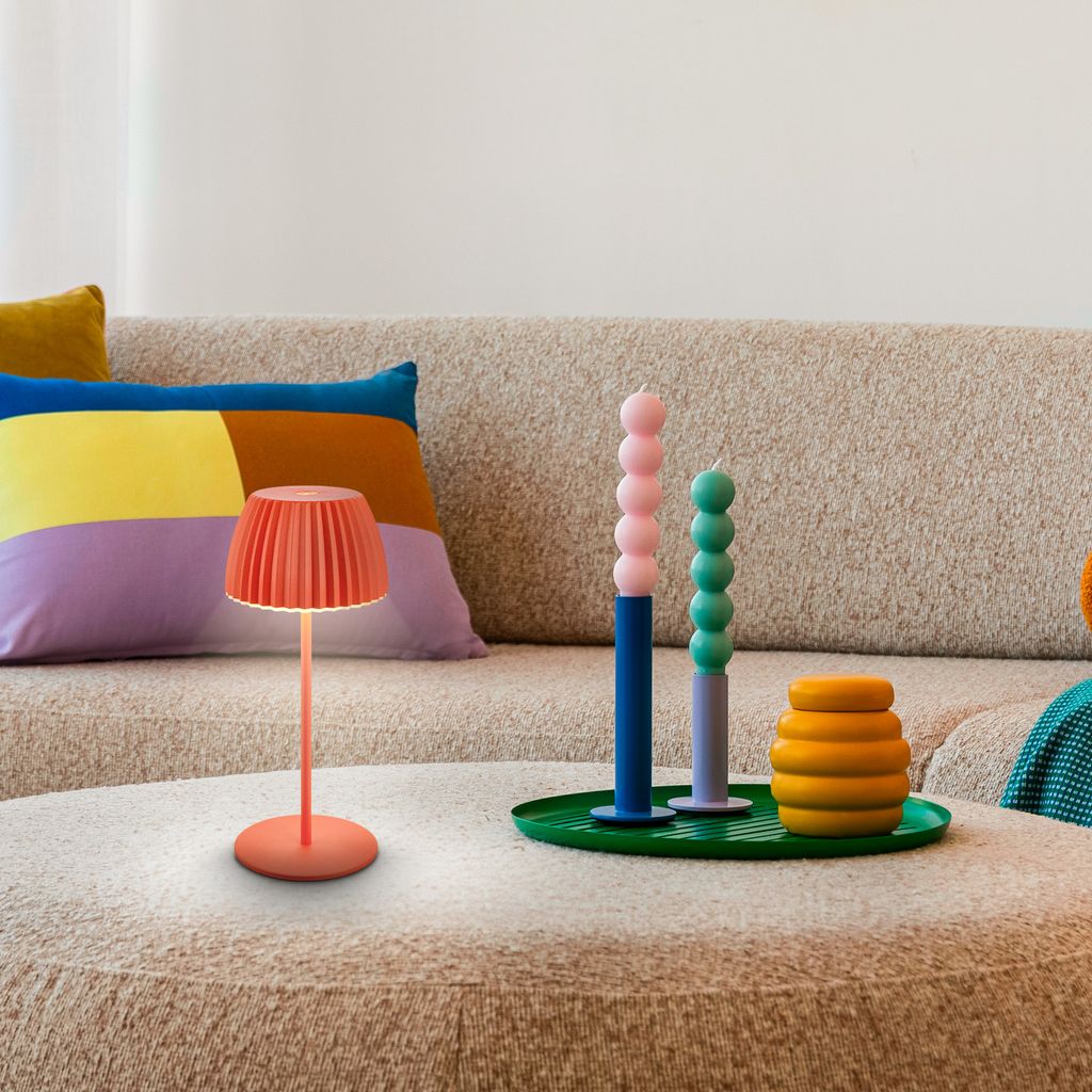 LED Tischlampe Akku LED Tischleuchte Dimmbar Kabellos Touch Aussen/Innen 13