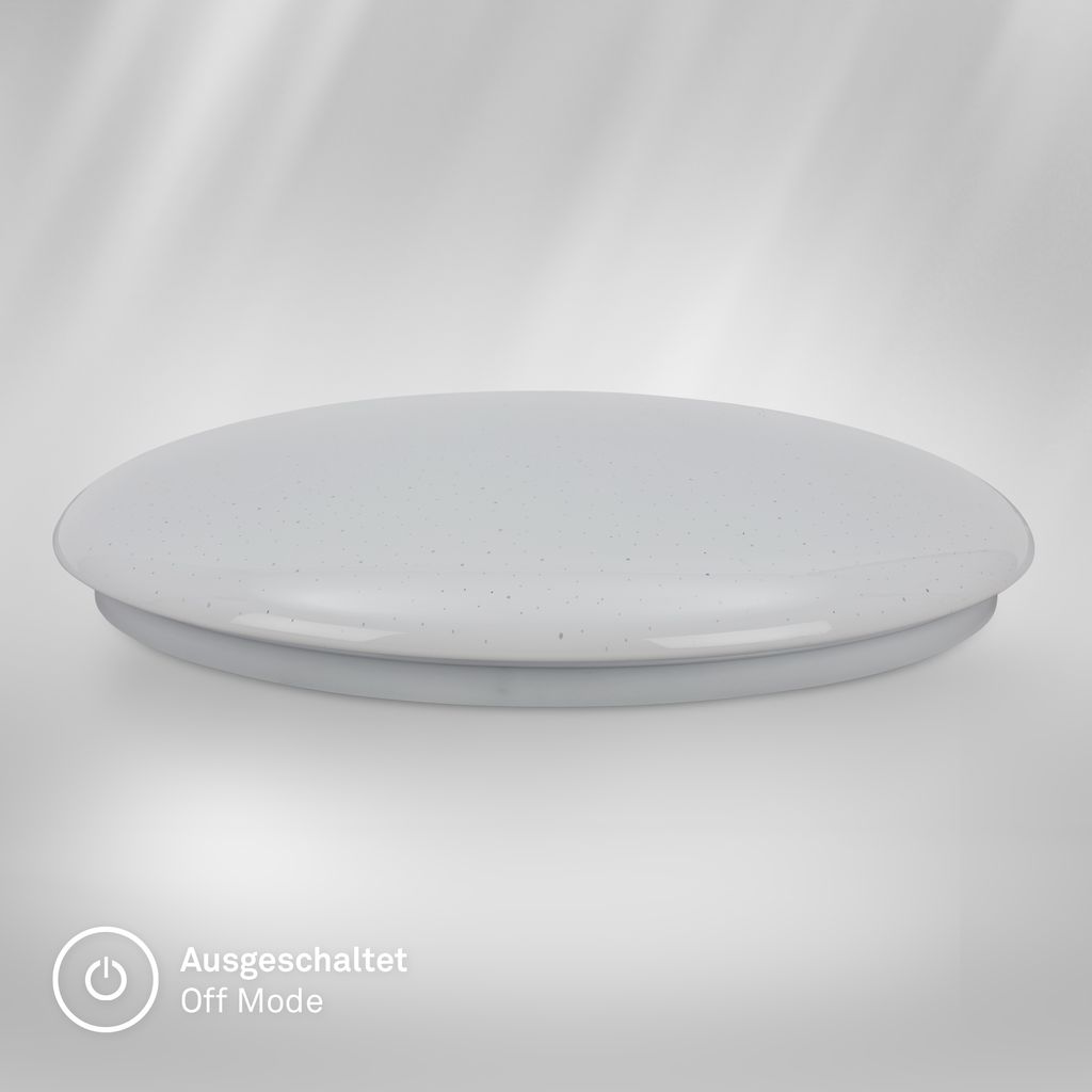 Lumenia Deckenleuchte Ø38 cm - 24,5W, 3000lm, LED, Sternenhimmel, Dimmbar, Weiß