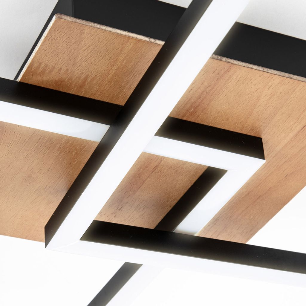 LED Deckenleuchte Dimmbar drehbar 24W schwarz Metall-Kunststoff Briloner 14