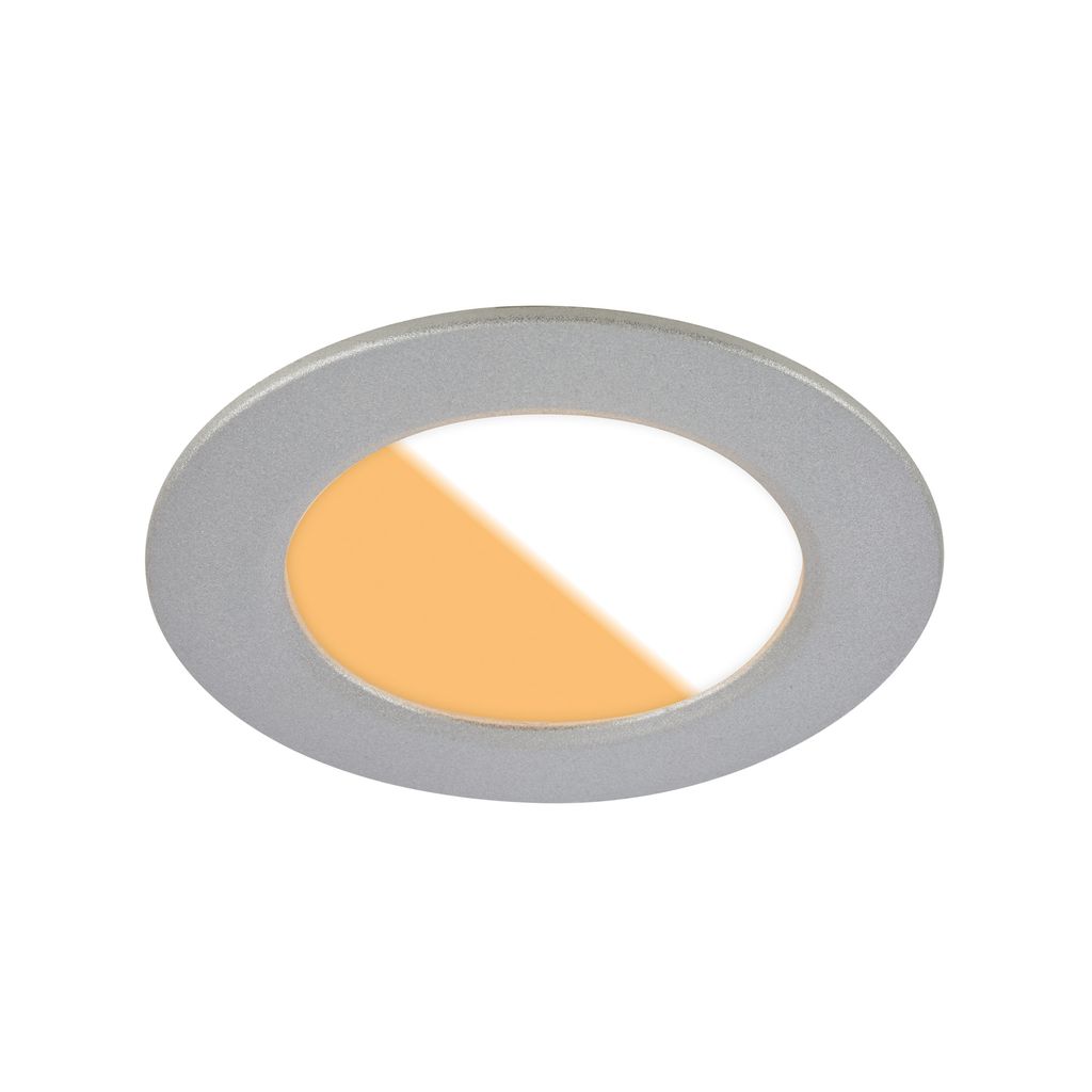 3er Set CTS Einbauleuchte, 8,5 cm, 4W, 300lm chrom-matt