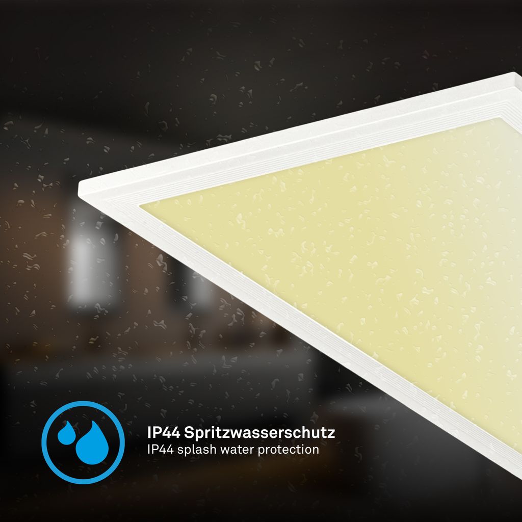 Piatto LED Panel 100x25 cm - 24W, 2600lm, Dimmbar, Fernbedienung, CCT, Weiß