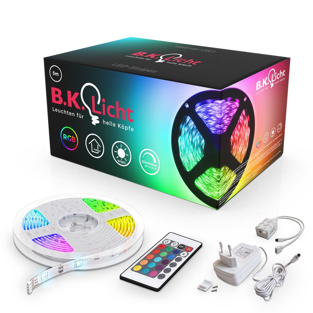 5m LED tape strip RGB stripe light strip 230V
