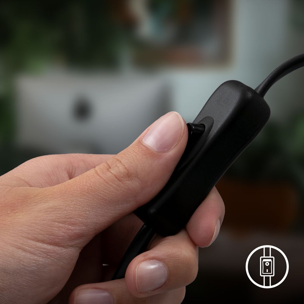 Foam Tischlampe - mit Schalter, Keramik, E27 Fassung, Schwarz-matt