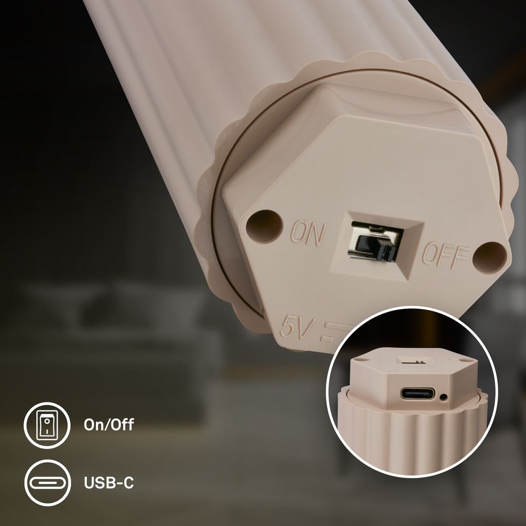 Hang Pendelleuchte - 3,5W, 280lm, Akku, LED, Höhenverstellbar, Beige