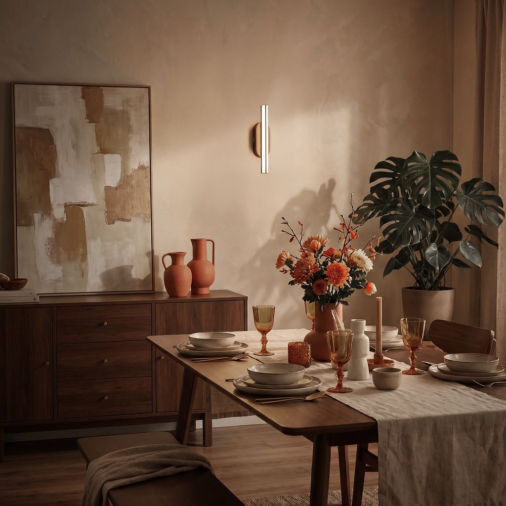 Ruth Wandlampe - 7W, 600lm, LED, Warmweiß, Anthrazit-Bronze Metallic