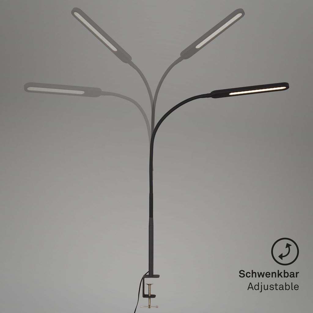 LED CCT Aanraking Clip-on armatuur 110 cm 8W 600lm zwart