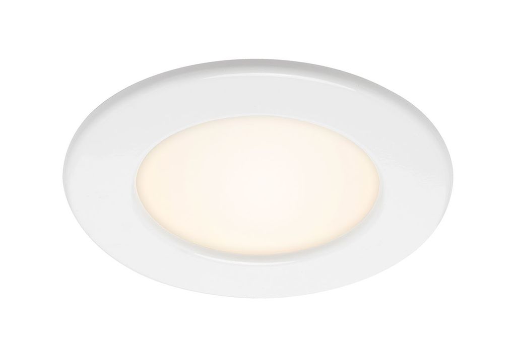 LED Einbauleuchte, Ø 11,5 cm, 6 W, Weiß