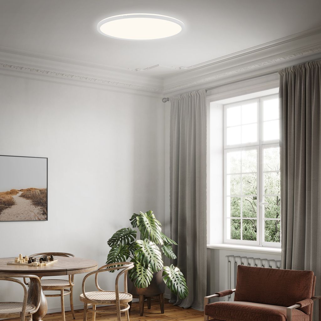 SLIM CCT LED panel, Ø 42 cm, 22 W, white