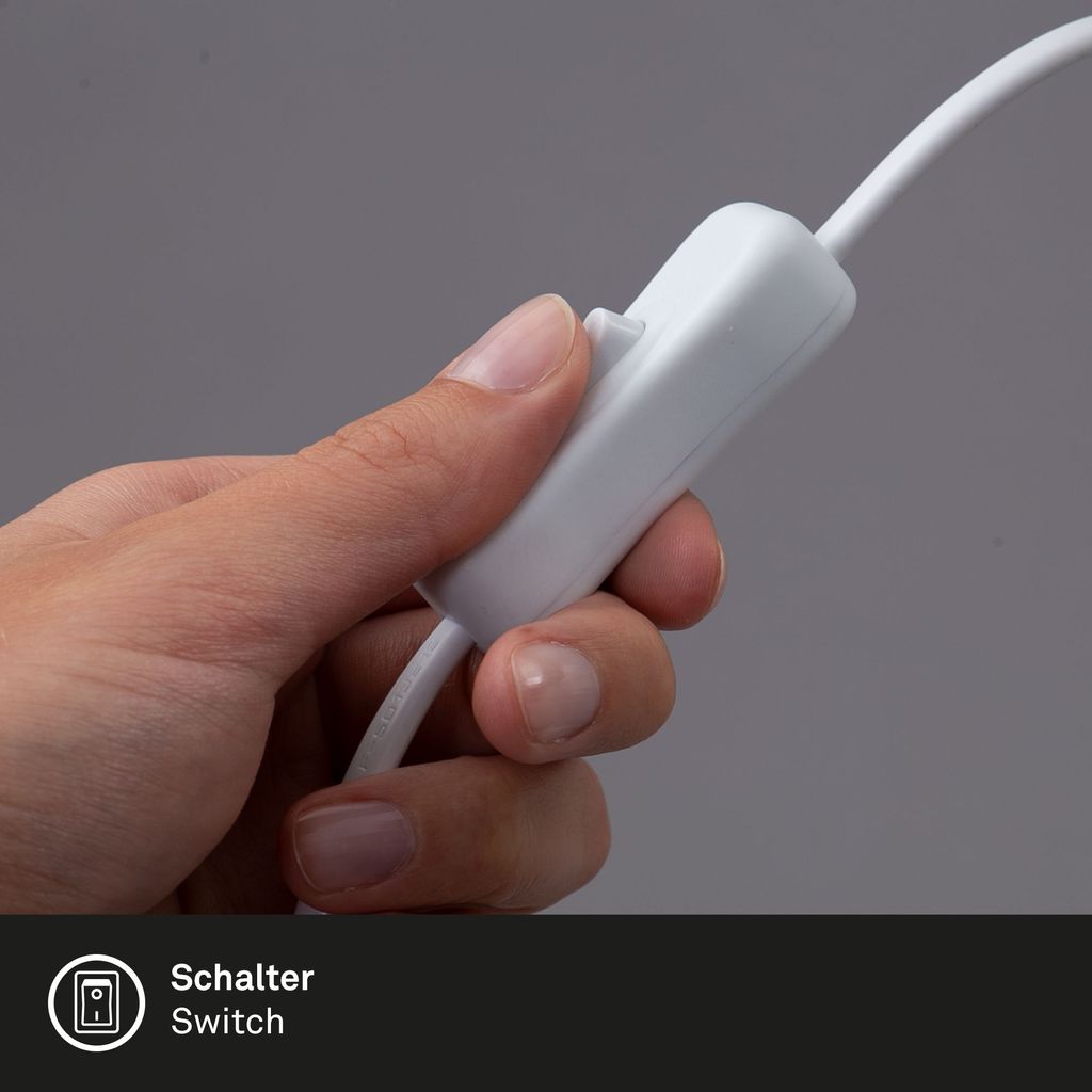 Tischleuchte. taubenblau. 1xGU10/max. 9W exkl. 5