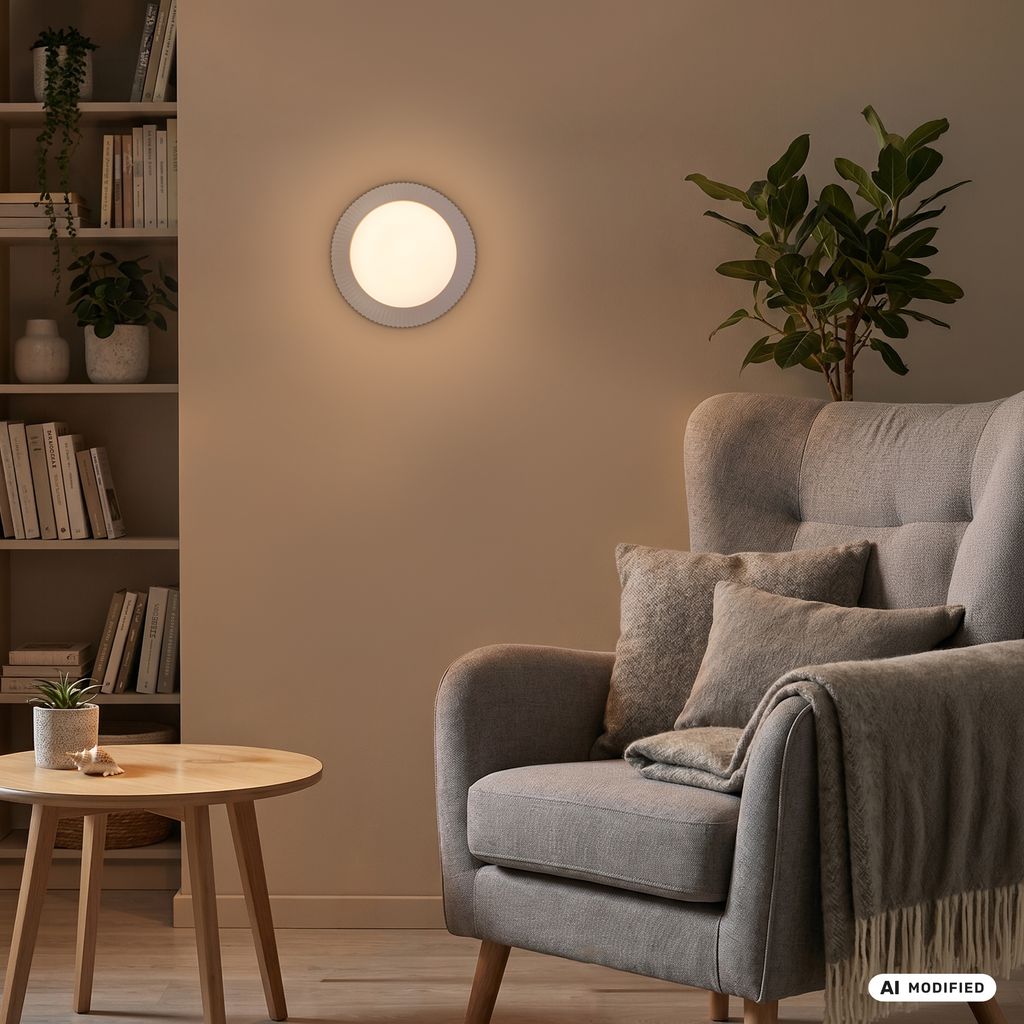 Solea Deckenlampe Ø39 cm - 17,5W, 2000lm, LED, Warmweiß, Beige