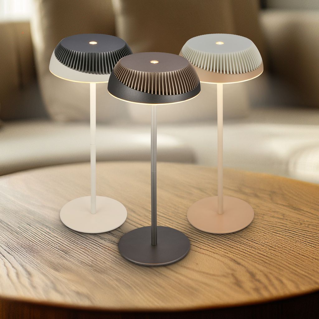 Alusta Tischleuchte - 2W, 200lm, Akku, LED, Touch, Dimmbar, Anthrazit, Bronze metallic