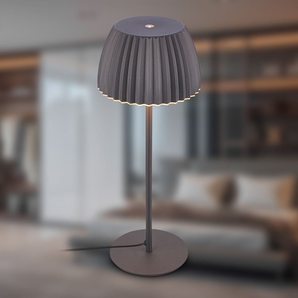 LED Tischlampe LED Tischleuchte Dimmbar Touch Warmweiß Schlafzimmer Flur 1