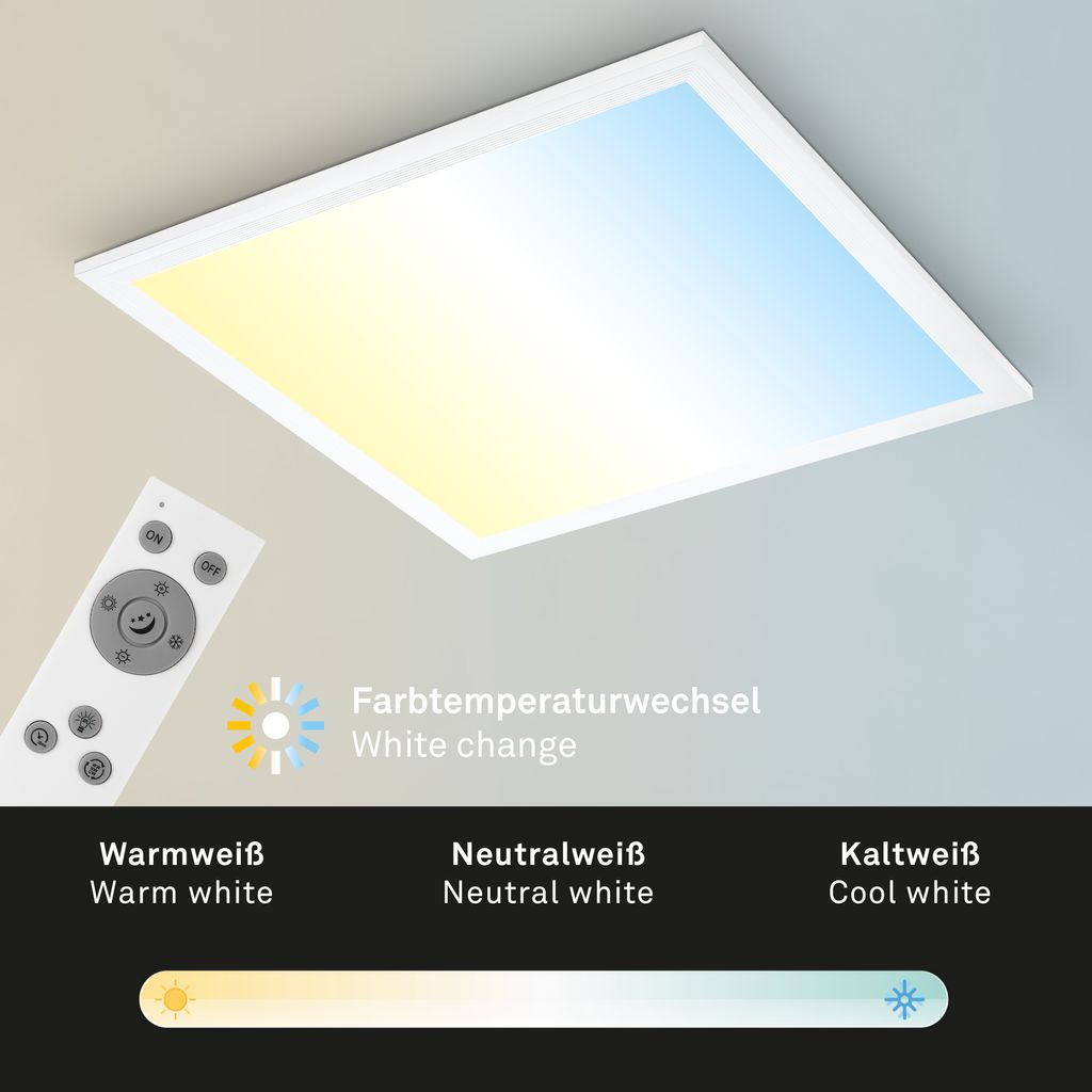 CCT LED Panel 38 cm 21 Watt 2200lm weiß