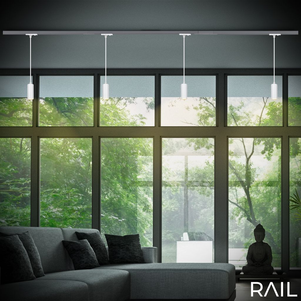 Briloner Rail Schienensystem. Dimmbar. Kombinierbar. Zubehör. Weiß. Ø4 x 10 cm 7