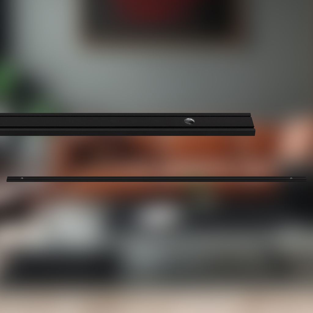 Briloner Luxtrail Schienensystem. Zubehör. Erweiterungskomponente. Schwarz. 1 m 1