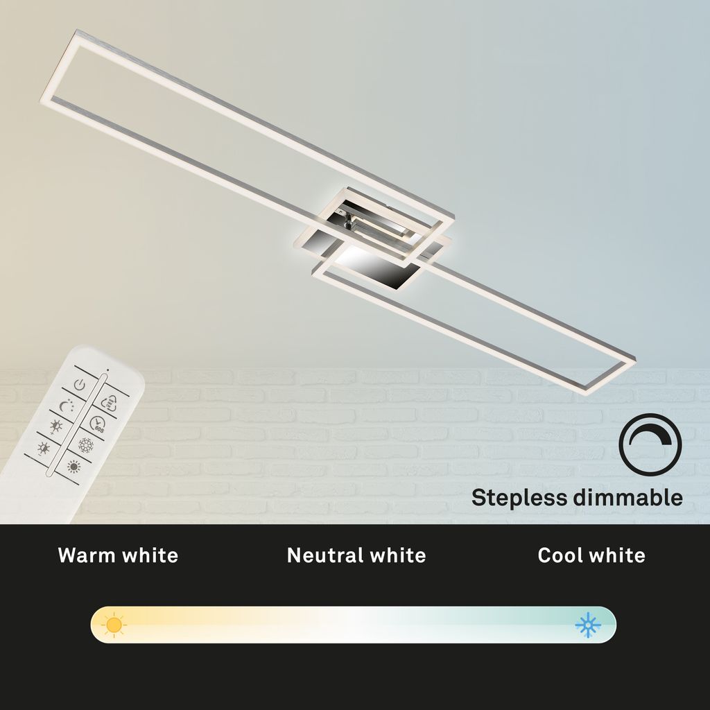 LED CCT Frame 110 cm 40W 5200lm chrome