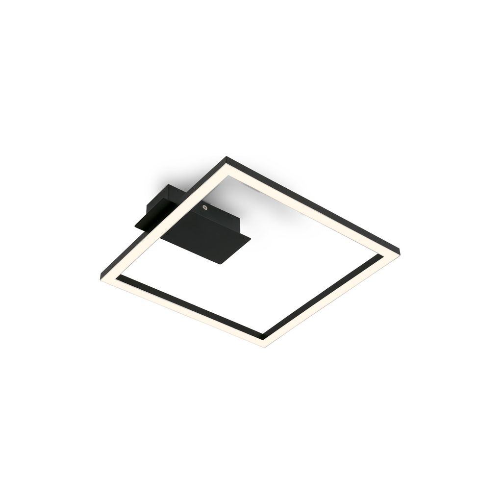 LED Deckenleuchte, 26,5 cm, 14W, 400lm, schwarz