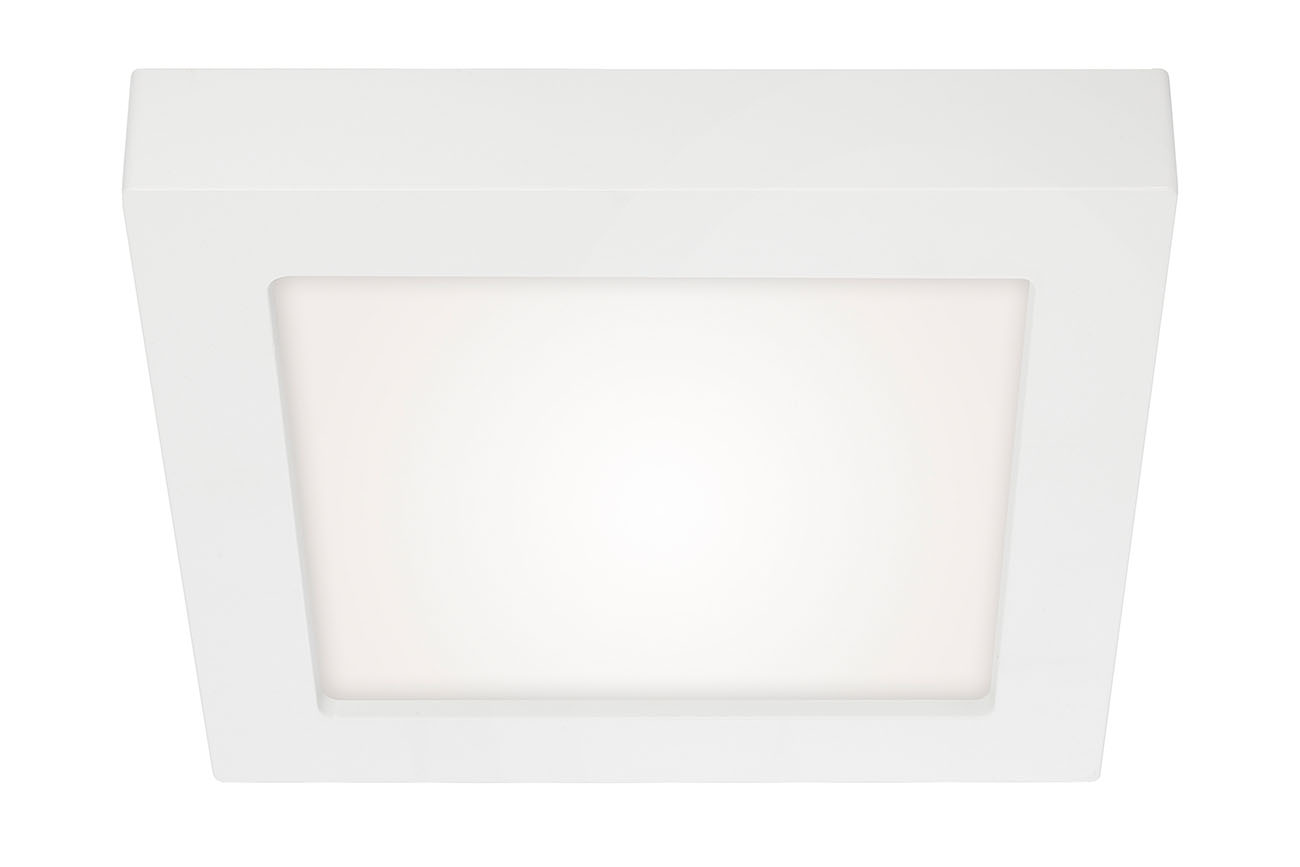 2in1 LED Auf- und Einbauleuchte, Ø 22,7 cm, 18 W, Weiß